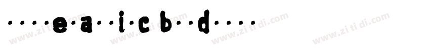 stonesansitc bold字体转换